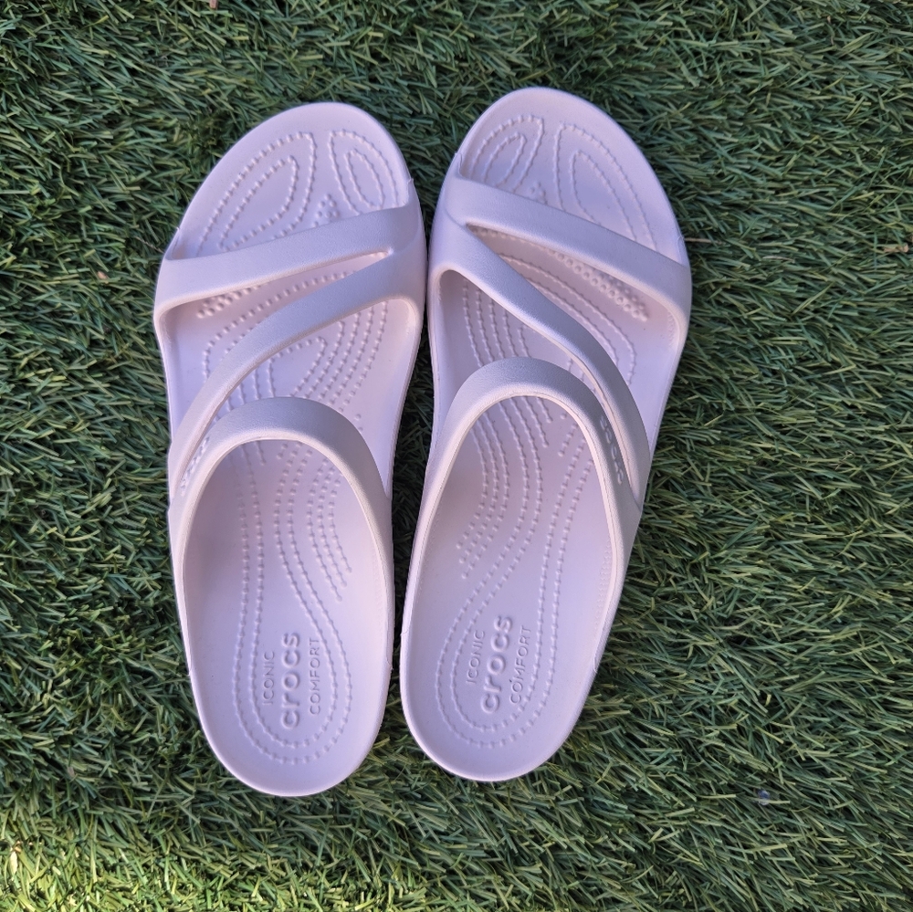 Crocs Women's Slide Sandals - Light Pink